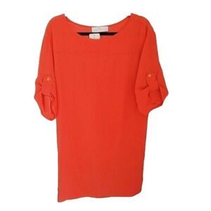 AMANDA UPRICHARD orange mini dress